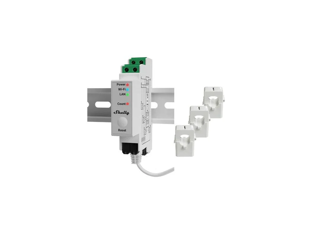 Shelly Pro 3EM – Komunikační modul